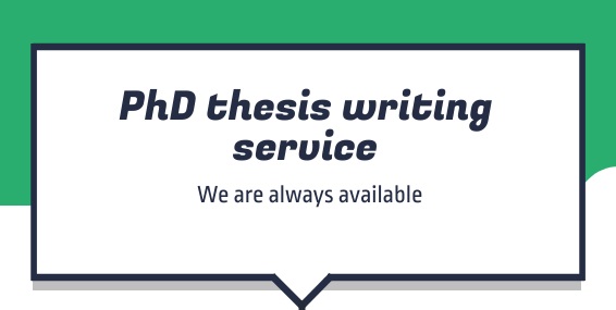 PhD thesis writing service