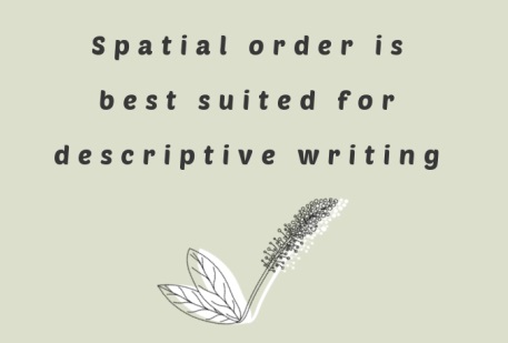 types of writing in spatial order